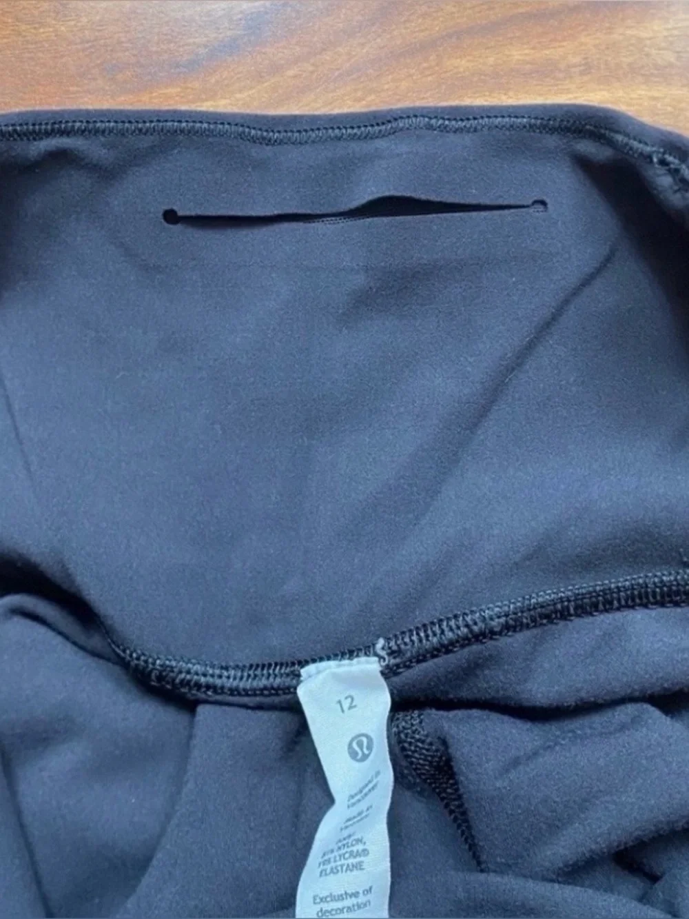Lululemon Women's Black Add Flare High Rise Crop Split Hem Flare Legging Size 12